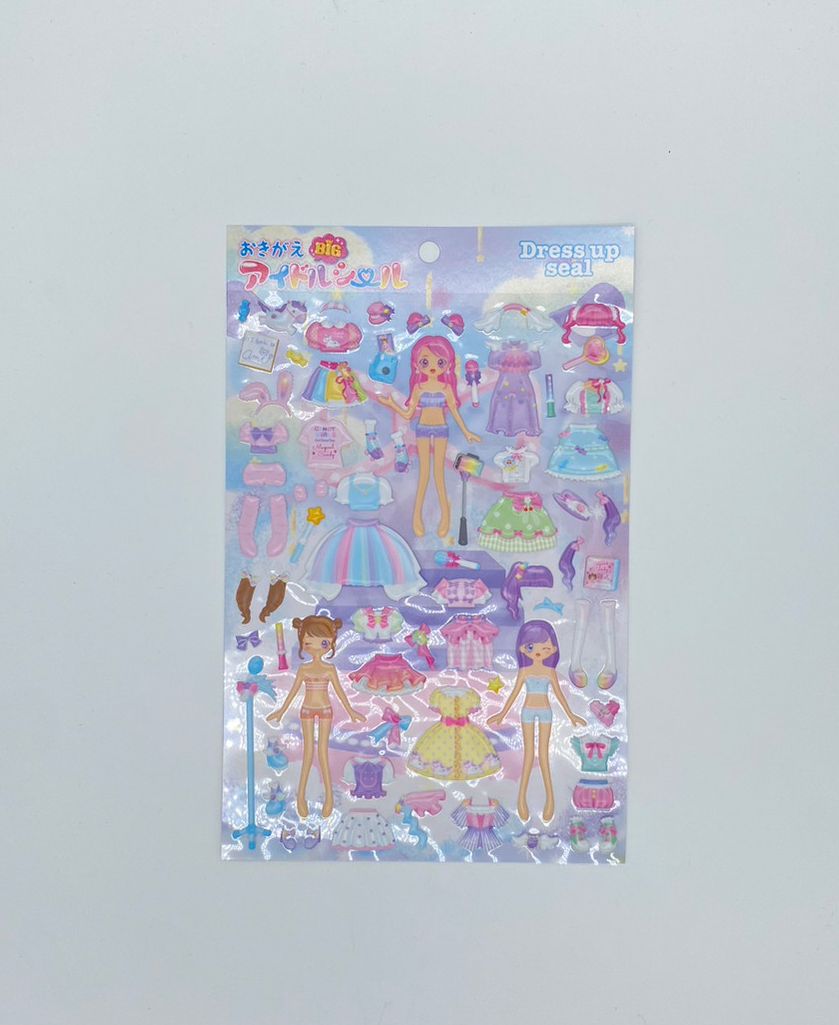 Dekolations Sticker (Dress up seal)