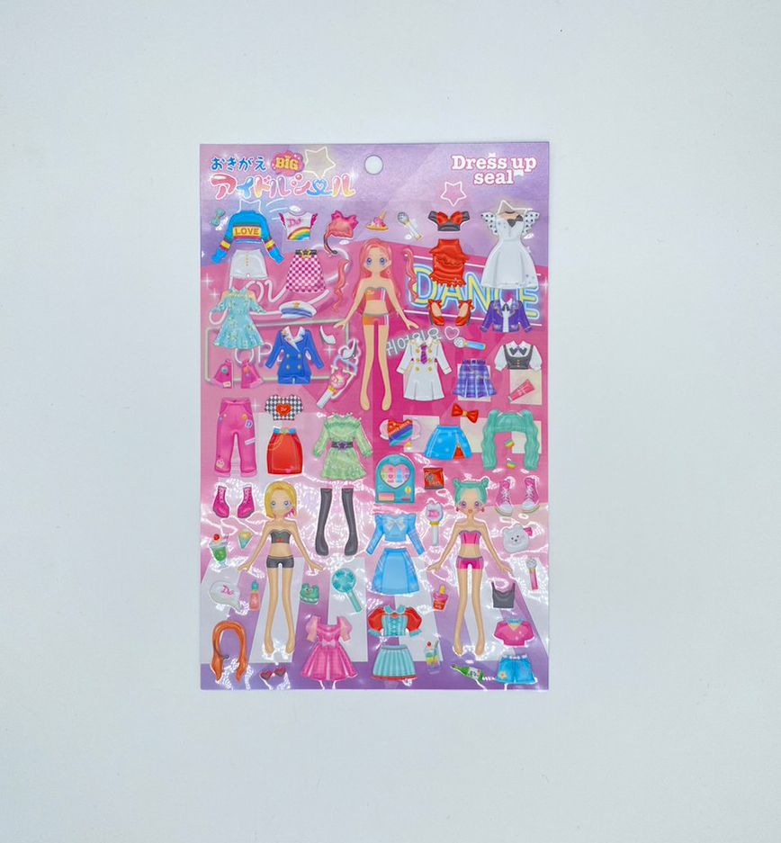 Dekolations Sticker (Dress up seal)