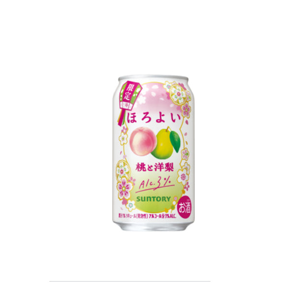 Horoyoi White Peach & Pear Alc.3% Limited Taste - SUNTORY