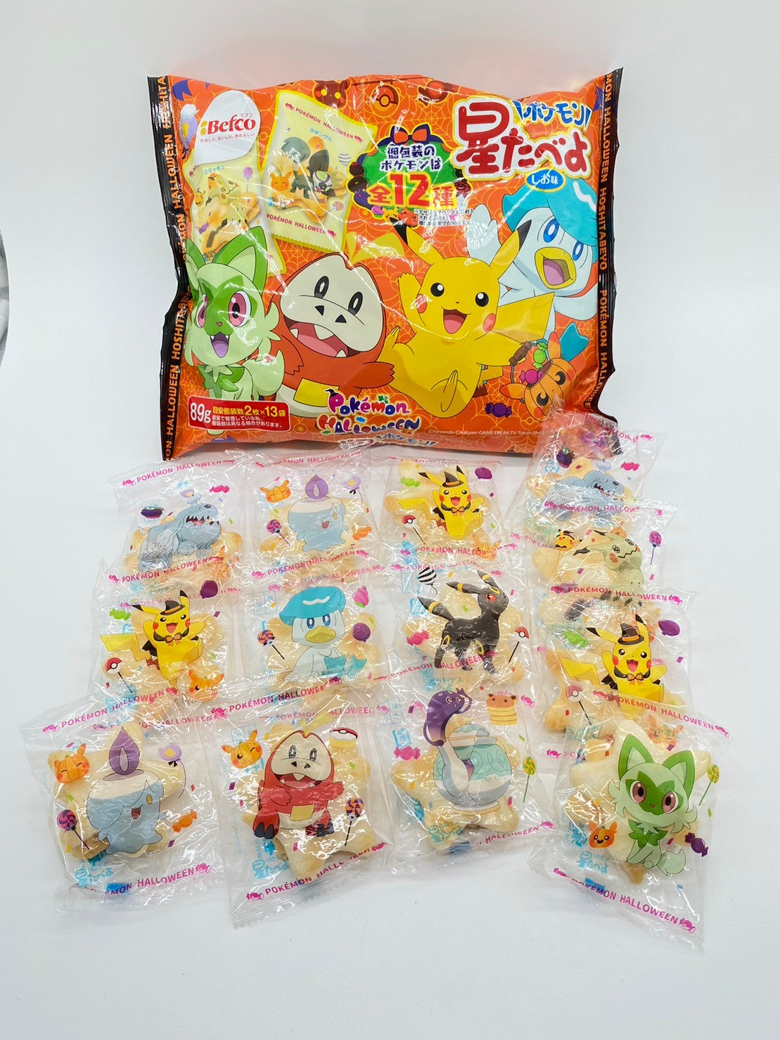 Rice Cracker, POKÉMON 2023 (Limited Halloween Product) - Befco
