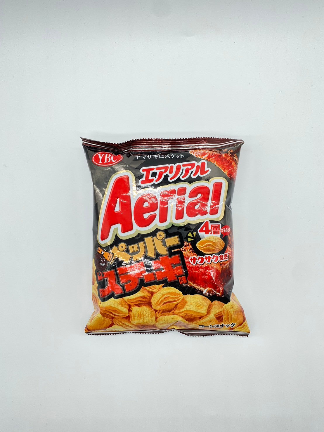 Aerial, Pepper Steak Flaver Snack - YBC
