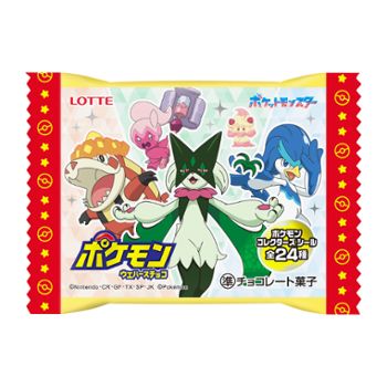 Chocolate Wafers with Pokemon collectible stickers - Lotte