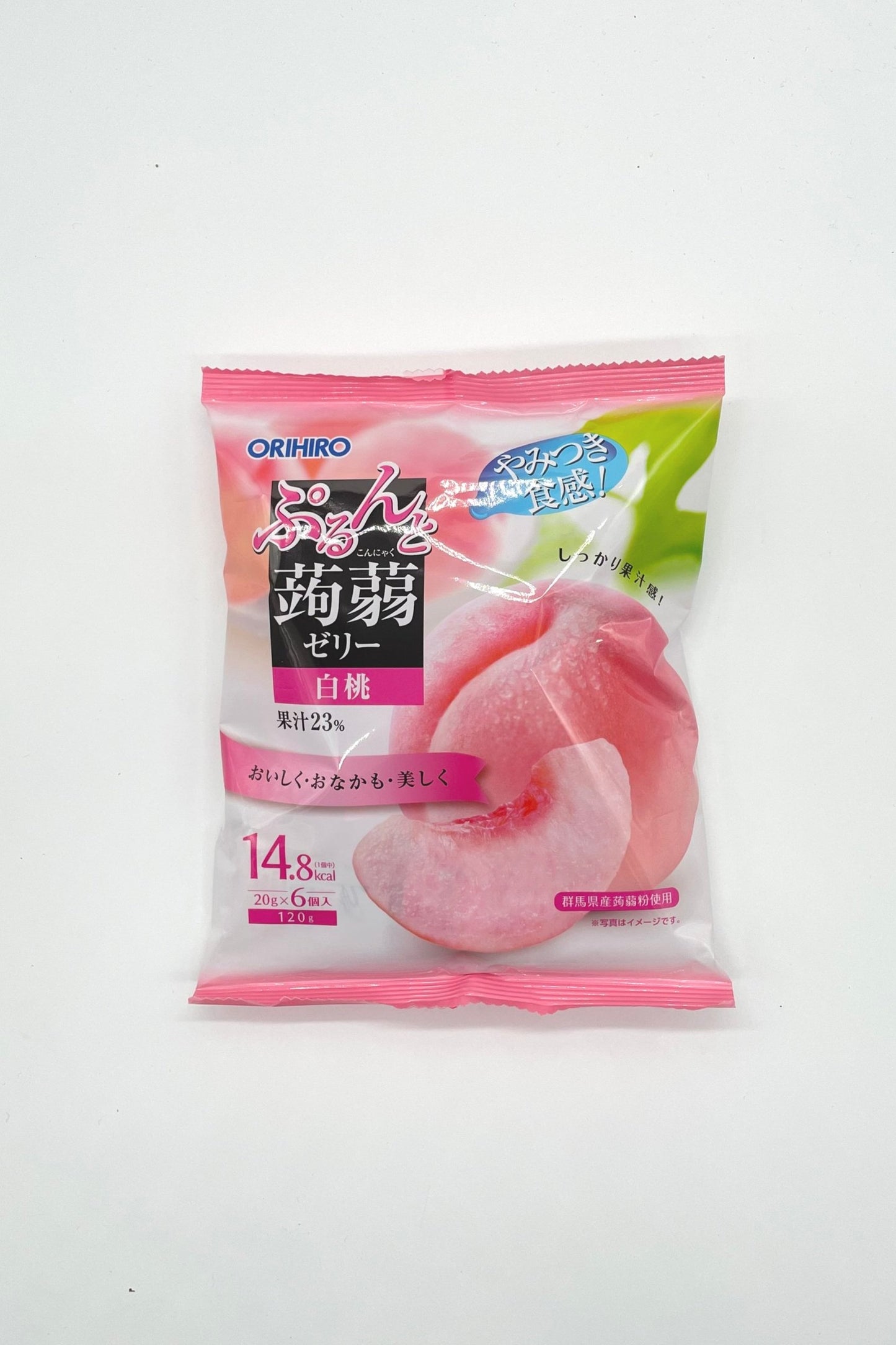 Purunto Konnyaku Peach Jelly - ORIHIRO