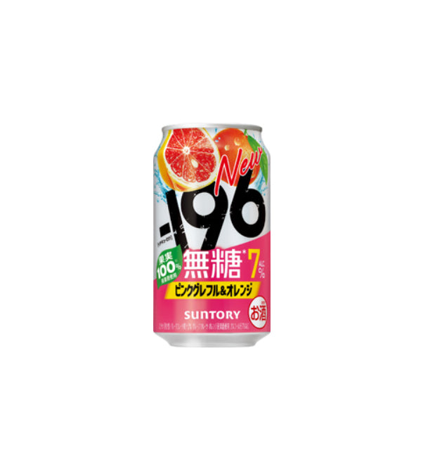 -196 Mutou Pink Grapefruit & Sweet Orange Alc.7% (350ml) - Suntory