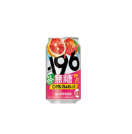 -196 Mutou Pink Grapefruit & Sweet Orange Alc.7% (350ml) - Suntory