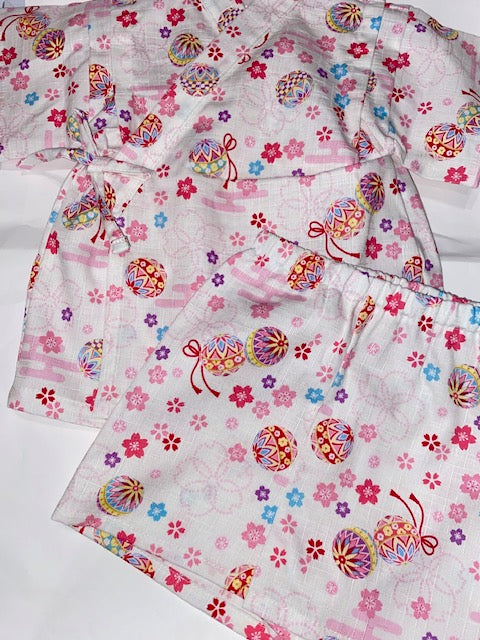 Jinbei "Temari & Kirschblüten"