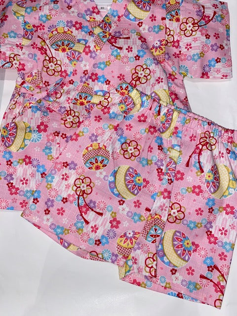 Jinbei "Temari & Kirschblüten"
