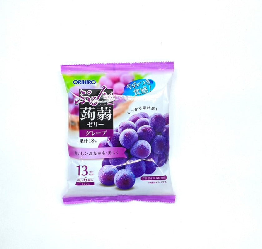 Purunto Konnyaku Grape Jelly - ORIHIRO