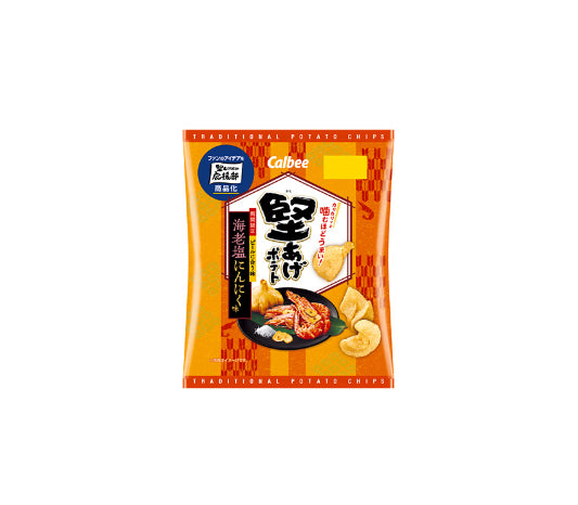 Crunchy(Kata-Age) Potato Chips "Salted Shrimp & Garlic" - Calbee