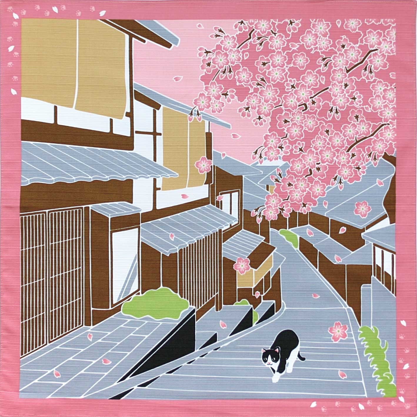 Furoshiki / Tuch - Wandbild