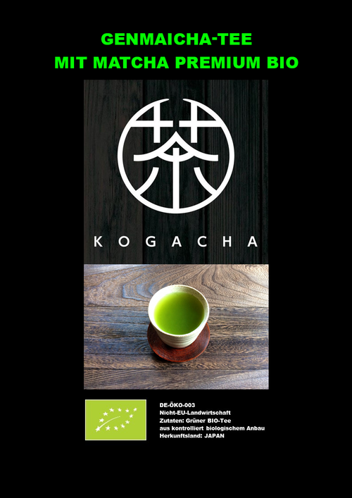 Genmaicha Tee mit Matcha Premium BIO - Kogacha