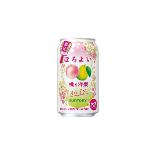 Horoyoi White Peach & Pear Alc.3% Limited Taste - SUNTORY