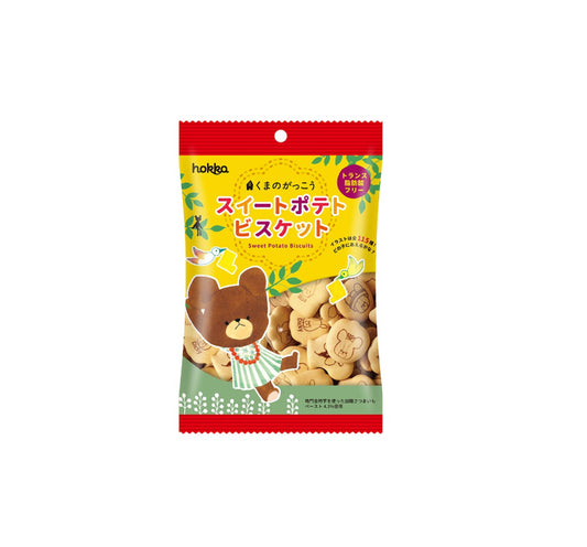 "Kuma no Gakko" Sweetpotate Biscuit - HOKURIKU SEIKA