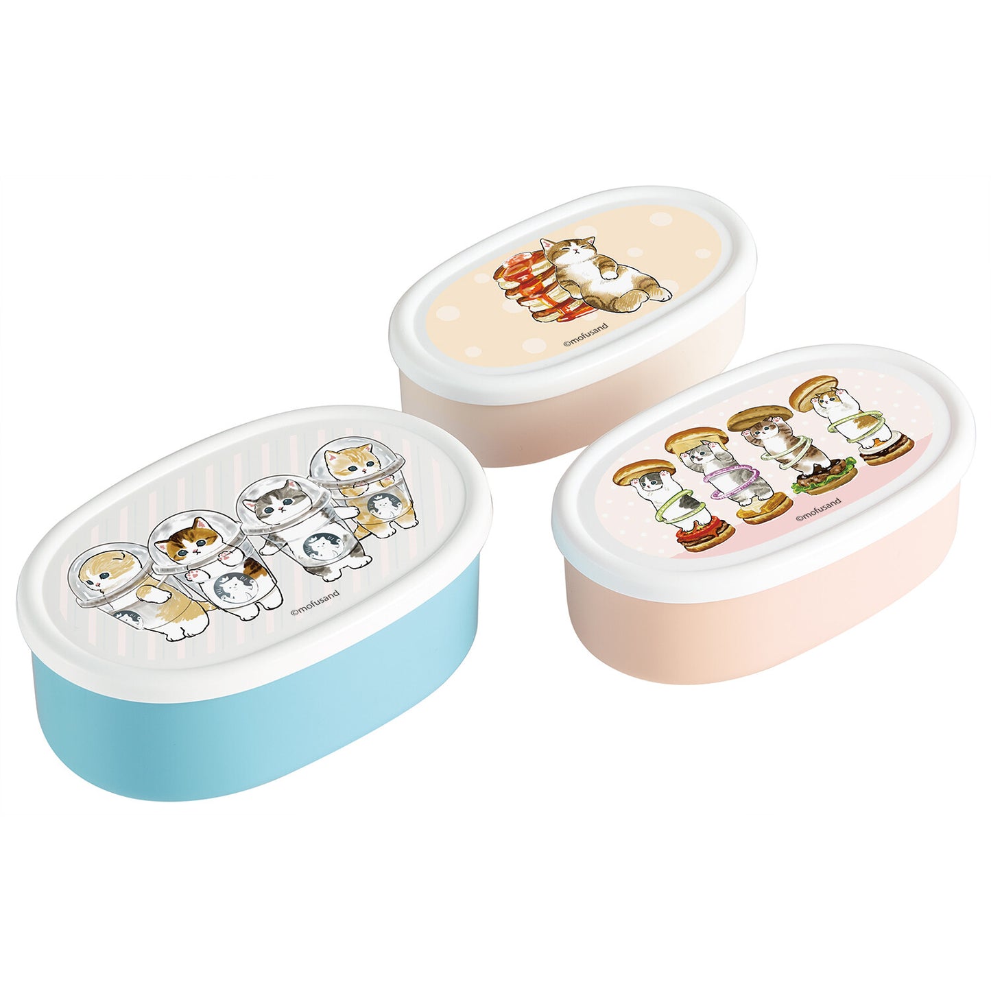 Storage container Set - Ghibli & Mofusand, Pokemon