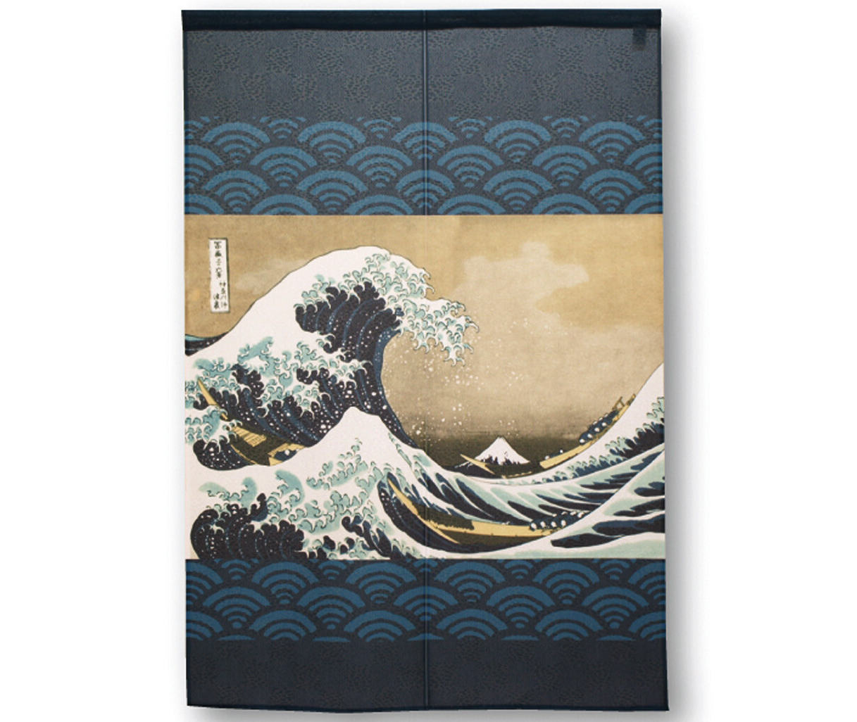 Noren-Vorhang "Die große Welle vor Kanagawa" - Katsushika Hokusai