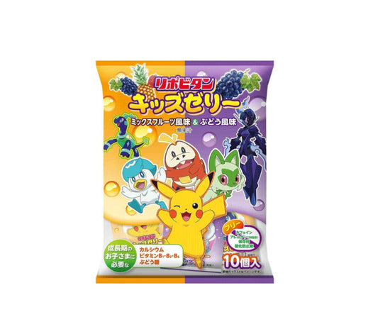Kids Lipovitan Pikemon (Grape & Mix fruits) Jelly - Taisho