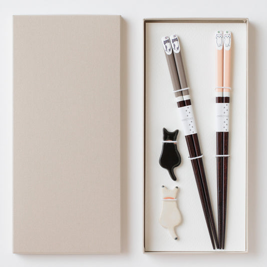 Stäbchen Sets "Hidamari" - Ogishi Tadashi Shoten (Wakasa Lackiertechnik)