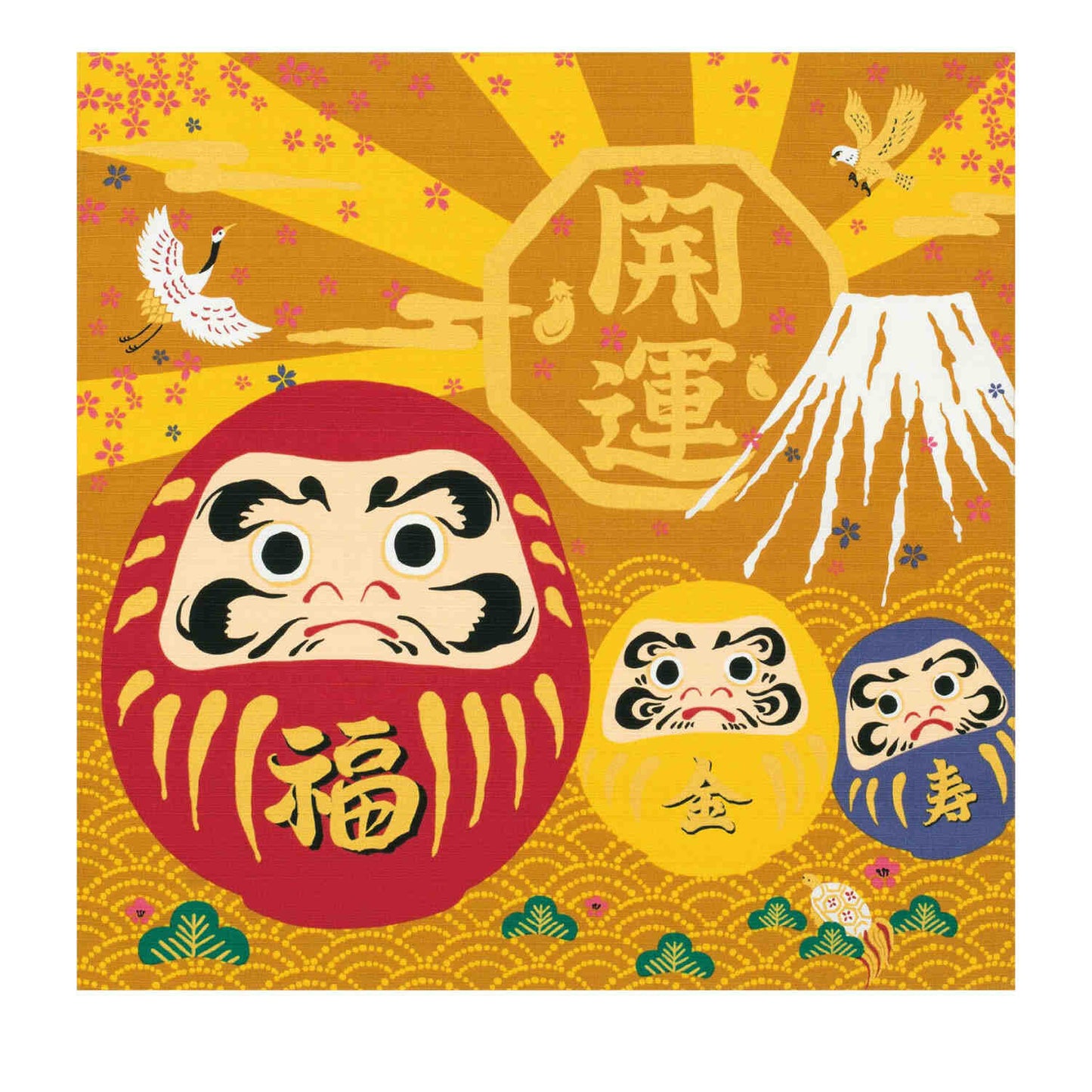 Furoshiki / Tuch - Wandbild