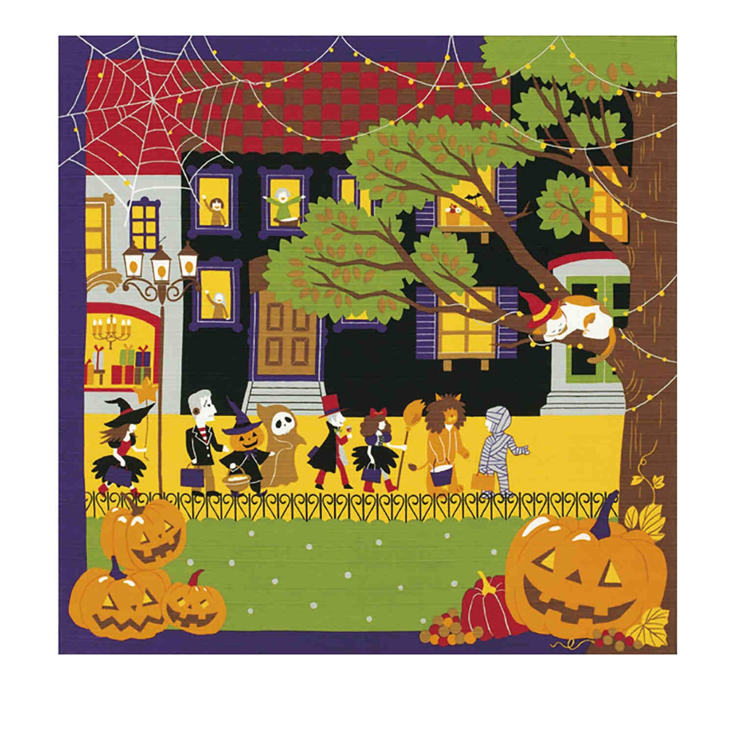 Furoshiki （mit Mike）/ Tuch - Wandbild