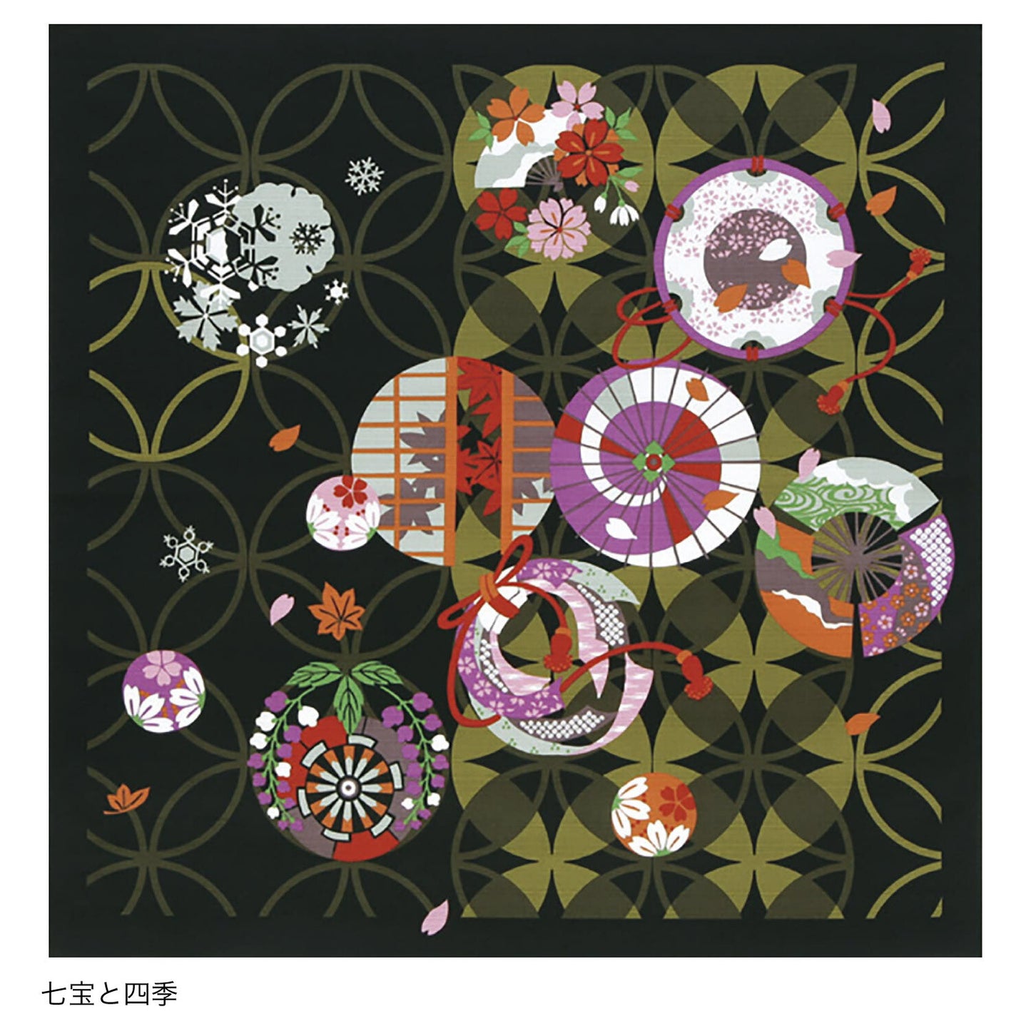 Furoshiki / Tuch - Wandbild