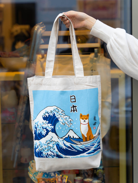 Tote Bag - Fuji & Wellen