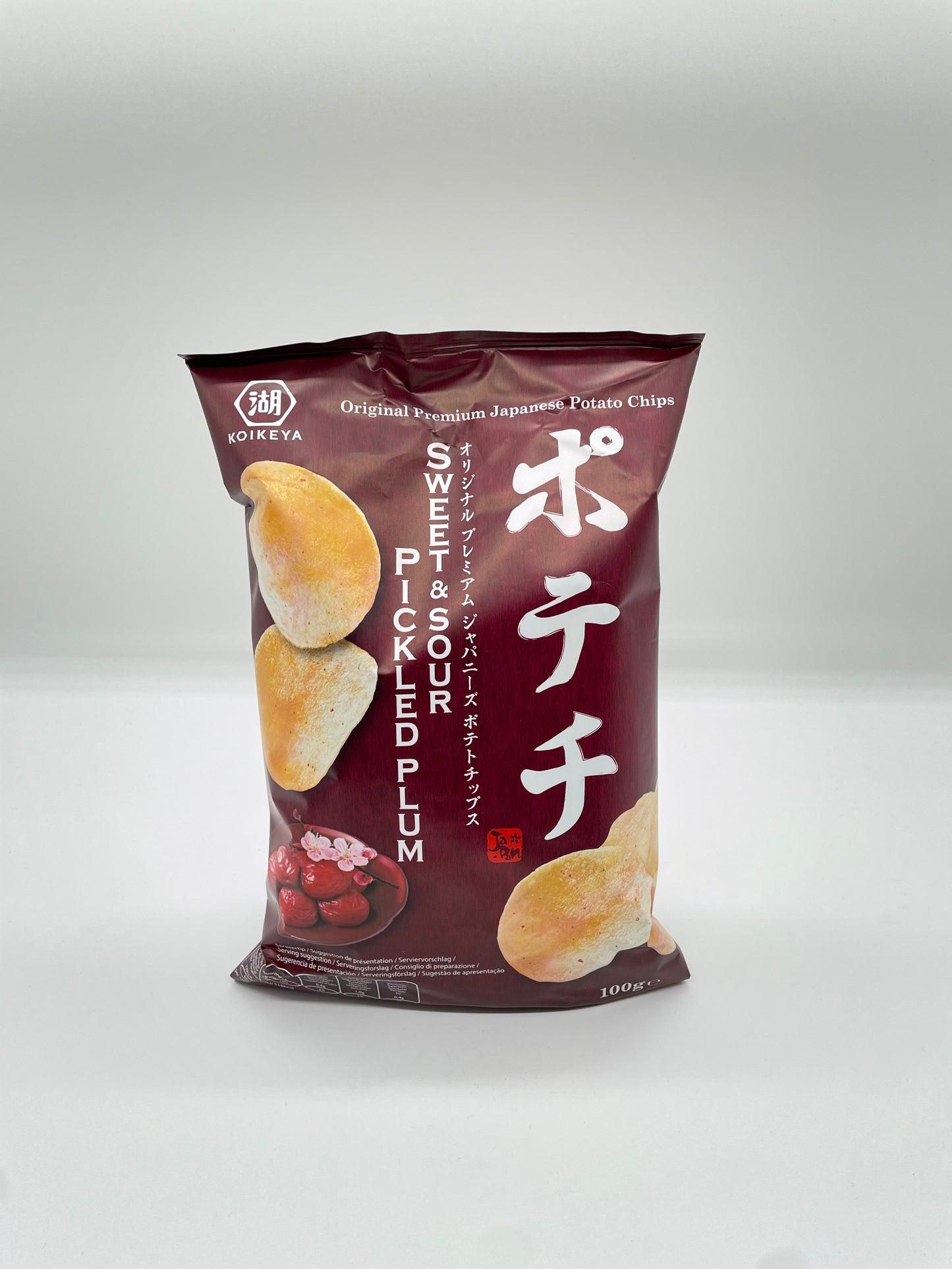 Süßsauer Pflaumen (Ume) Kartoffel Chips - KOIKEYA